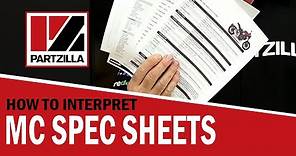 How to Read Motorcycle Specs | How to Interpret Motorcycle Spec Sheets | Motorcycle Specifications