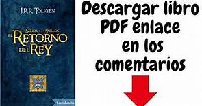 DESCARGAR LIBRO EL RETORNO DEL REY | PDF | EN ESPAÑOL
