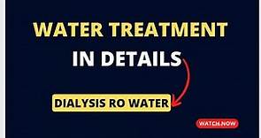 RO Dialysis Water Treatment plant | dialysis Ro related complications