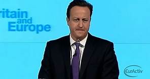 David Cameron Full Speech: Britain and Europe - January 23rd, 2013