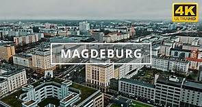 Magdeburg, Germany 🇩🇪 | 4K Drone Footage (With Subtitles)