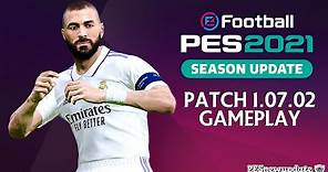 PES 2021 Gameplay Official Patch 1.07.02 + Datapack 7.0
