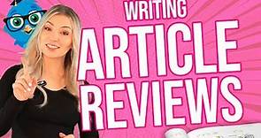 How To Write An Article Review