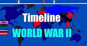 World War 2: TIMELINE+important events (map)