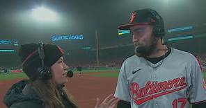 Colton Cowser Postgame Interview After First 2 Career HR Night