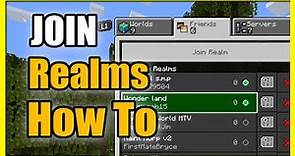 How to Join a REALM in Minecraft Bedrock Edition (Fast Tutorial)