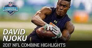 David Njoku (Miami, TE) | 2017 NFL Combine Highlights