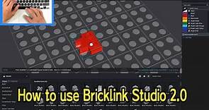 How to use Bricklink Studio 2.0