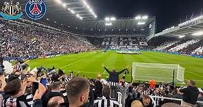 Newcastle United vs. PSG - Champions League Anthem & Atmosphere at St. James Park