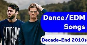 US Top 50 Best Dance/Electronic/EDM Songs Of 2010s (Decade-End Chart)