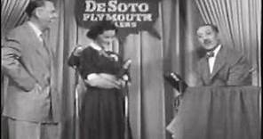 Groucho Marx 1951 You Bet Your Life Part 1