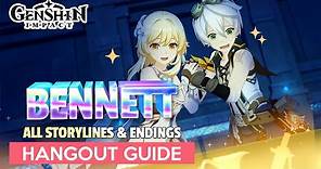 How to: GET ALL Bennett Hangout Event Endings & Storylines | Genshin Impact