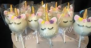 Unicorn cake pops ( cakepops de unicornio )