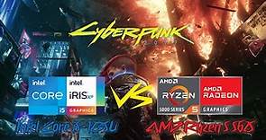 Intel Core i5-1235U vs AMD Ryzen 5 5625U - Cyberpunk 2077 Benchmark