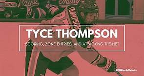 Tyce Thompson Skills Highlights | Scoring, Zone Entries, and Attacking the Net