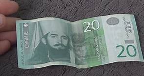 20 Serbian Dinar Banknote in depth review