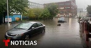 Emergencia en Nueva York por inundaciones históricas | Noticias Telemundo