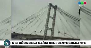 Momento histórico: El video de hace 38 años cuando cayó el puente colgante en la ciudad