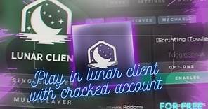 How to use lunar client without Minecraft Account || Niok Max