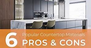 6 Best Kitchen Cabinet Countertop Material Pros & Cons