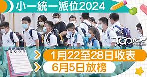 【小一派位】小一統一派位1月22至28日收表　6月5日放榜 - 香港經濟日報 - TOPick - 新聞 - 社會