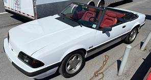 Test Drive 1991 Ford Mustang LX Convertible 5.0 V8 5 Speed SOLD $12,900 Maple Motors #2177