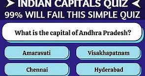 Indian states and capitals quiz | Updated Capitals of Indian States in English 2022
