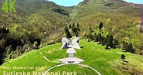 SUTJESKA National Park and War Memorial, Bosnia and Herzegovina, NEW, 2023, STUNNING SCENERY, Drone