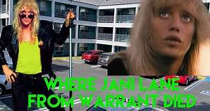 Where Jani Lane from Warrant Died | 80’s Rocker Last Days | Motel Room and Final Resting Place