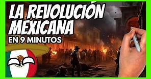 ✅ La REVOLUCIÓN MEXICANA en 9 minutos | La revolución de Emiliano Zapata, Pancho Villa y muchos más