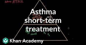 Asthma shortterm treatments | Respiratory system diseases | NCLEX-RN | Khan Academy
