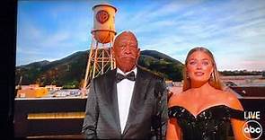 Morgan Freeman and Margot Robbie Oscars 2023