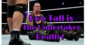 How Tall is Undertaker? Real Height of Mark Calaway (The Undertaker)!