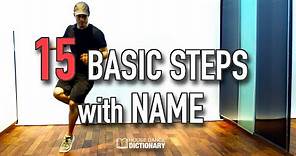 15 House Dance Basic Steps with Names 【Beginners】