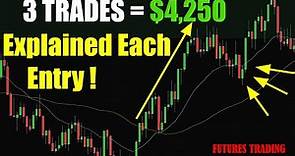 Day Trading NQ Futures May 6th Price Action 3 Trades +$4,250 Explained Why I entered Step by Step