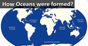 How Oceans were formed