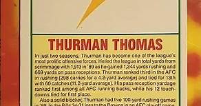 Thurman Thomas 322 card 2 of 12 NFL 500