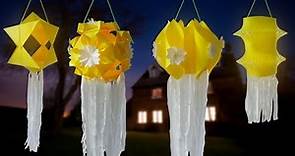 4 Vesak lantern making a4 paper - Vesak Lantern - vesak lanterns designs - wesak kudu hadana hati