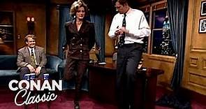 Kate Mulgrew & Conan Do An Irish Jig | Late Night with Conan O’Brien