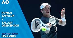 Arthur Fils v Tallon Griekspoor Highlights | Australian Open 2024 Second Round