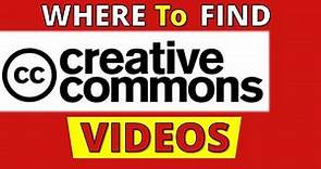 Creative Commons Video Clips DOWNLOAD 💥 7 Best Places to Find Creative Commons Videos