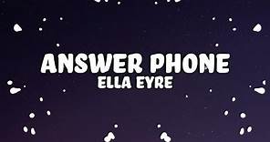 Ella Eyre, Banx & Ranx - Answerphone (Lyrics) ft. Yxng Bane