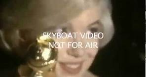 Marilyn Monroe Very Rare Color footage- 1960 Golden Globe Awards