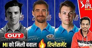 Jhye Richardson replacement - 5 Players to replace JHYE in MI squad | Mumbai Indians | IPL 2023