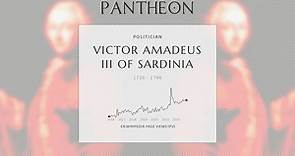 Victor Amadeus III of Sardinia Biography | Pantheon