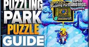 Search Party Puzzling Park Solution In Super Marios Bros Wonder