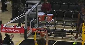 Jordan Butler rocks the rim with slam dunk