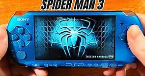 Spider Man 3 (2007) gameplay on PSP