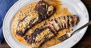 Steak au Poivre - Insanely Delicious Classic French Recipe