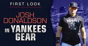 First look! Josh Donaldson in Yankees gear